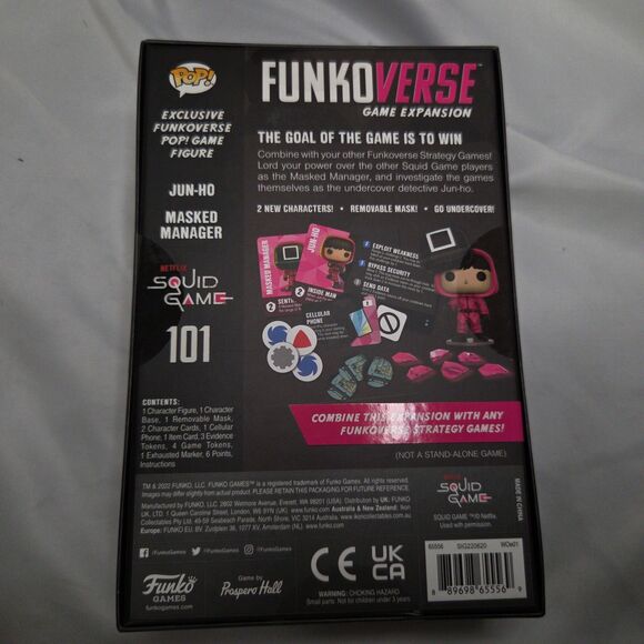NIB Funkoverse: Squid Game 101 Expansion Funko Pop Games - Picture 2 of 2